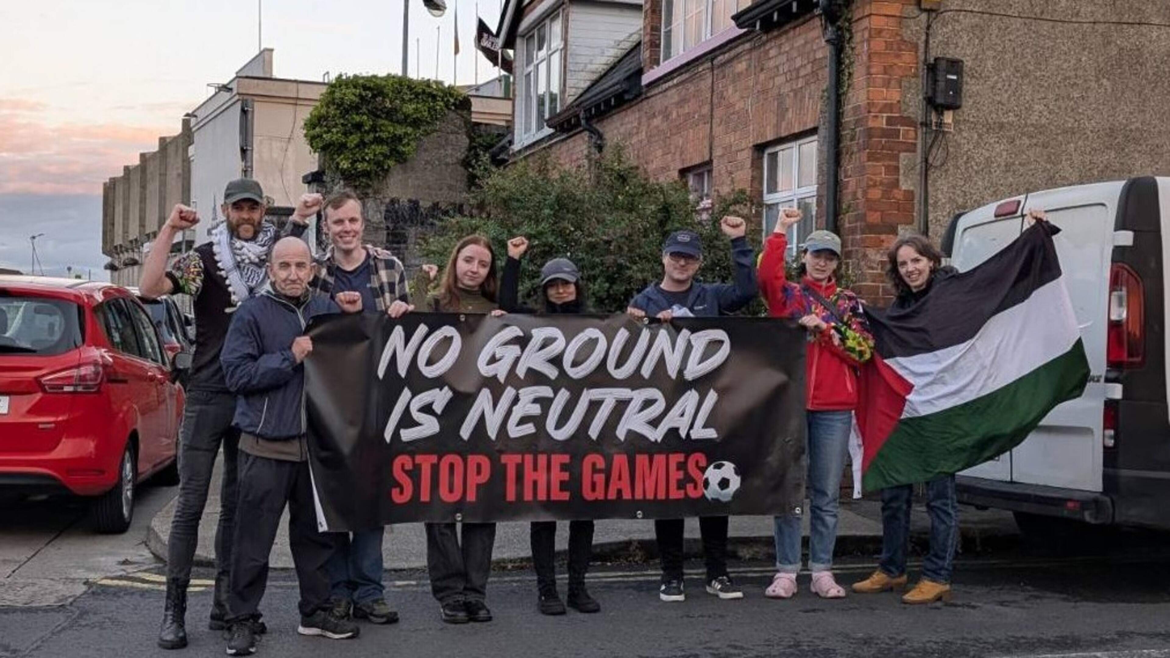 Treaty United accused of ‘cracking down’ on fans protesting Ireland v Israel Nations League fixtures